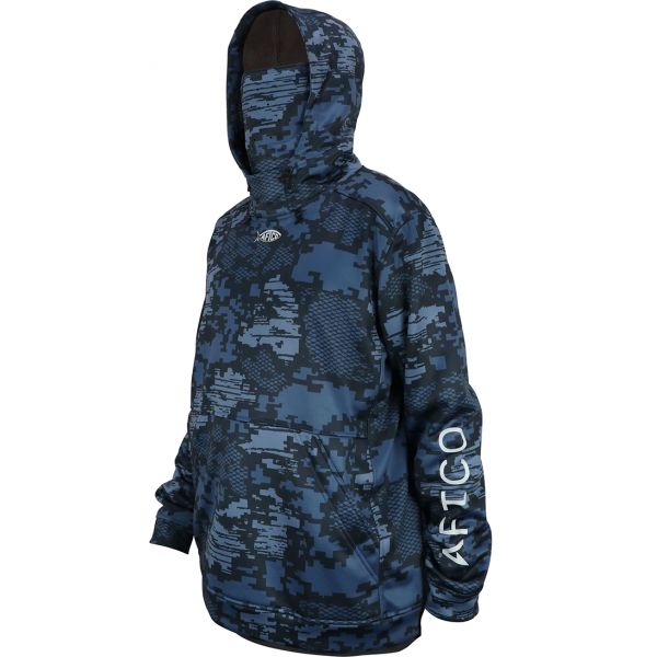 Aftco Reaper Tactical Sweatshirt - Navy Digi Camo - 2X-Large