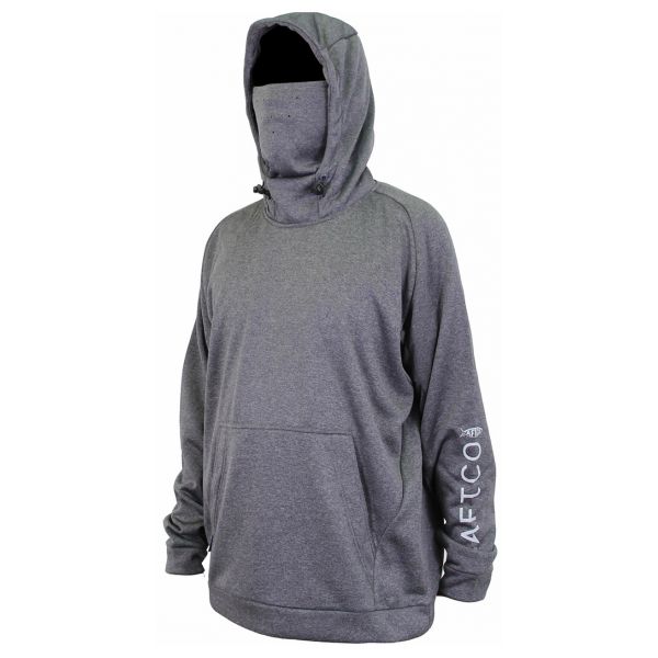 Aftco Reaper Technical Fishing Hoodie - Charcoal Heather - XS