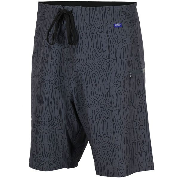 Aftco Saba Boardshort - Charcoal - 28