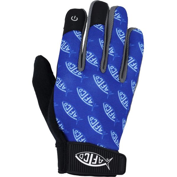 Aftco Utility Gloves - Blue Scatter - Medium