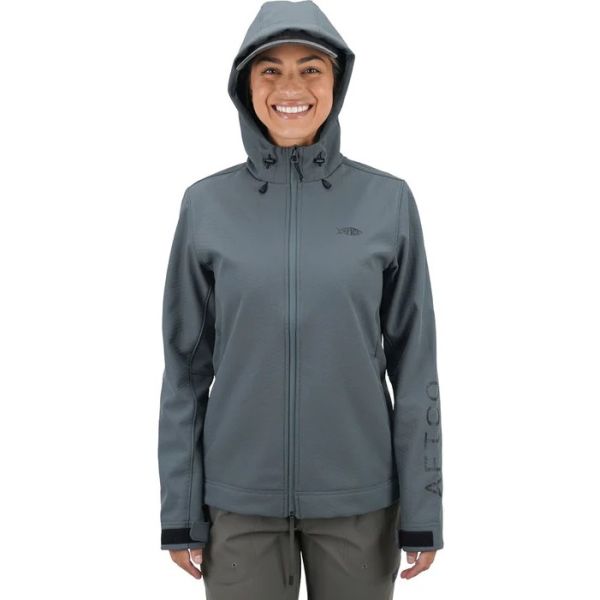 Aftco Women's Reaper Windproof Jacket - Charcoal - Large