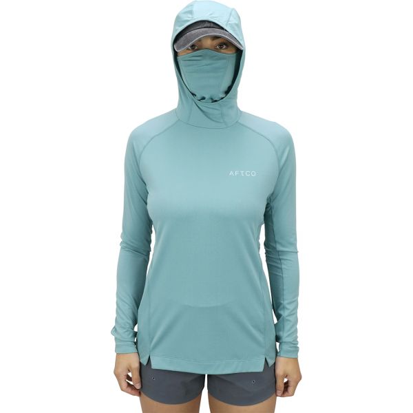 Aftco Women's Adapt Performance Hood - Aquifer - X-Large