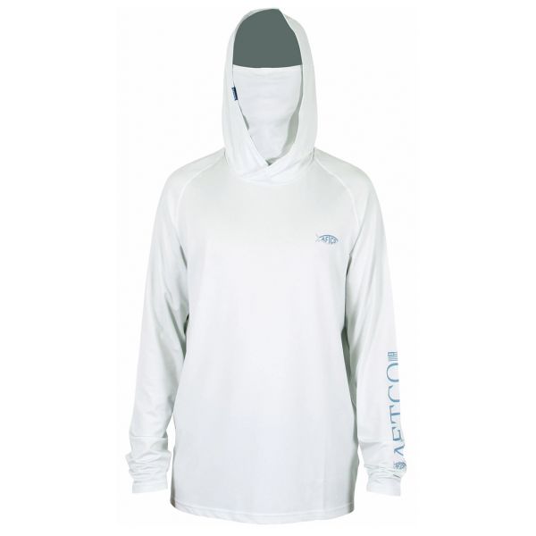 Aftco Yurei Performance Shirt with Hood - Vapor Heather - 2XL