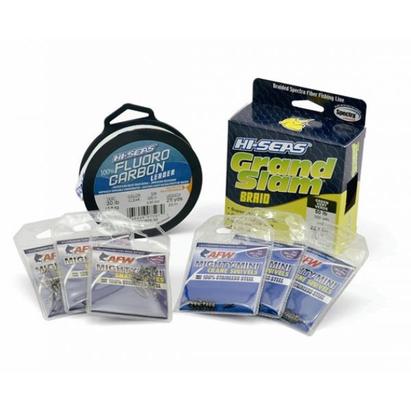 AFW Hi-Seas TK00001 Inshore Braid & Fluoro Kit Medium Duty