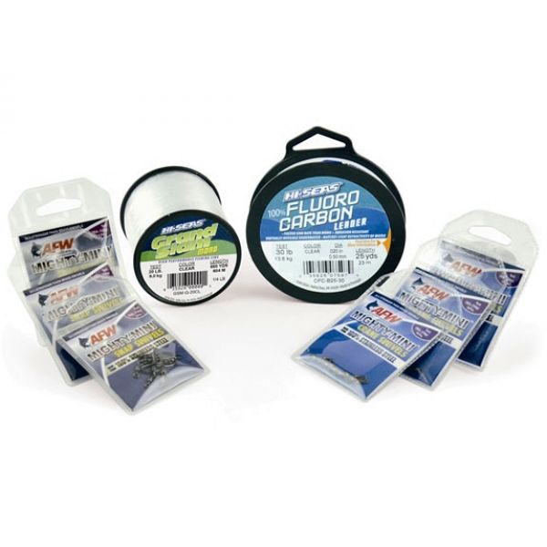 AFW Hi-Seas TK00005 Inshore Clear Mono & Fluoro Kit Medium Duty