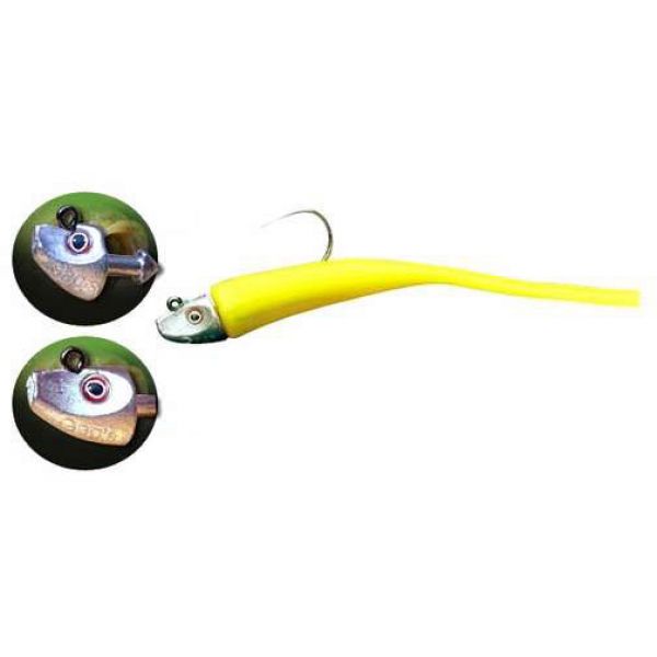 Al Gags EEL12 Whip-It Eel Lure 6in 01 Black