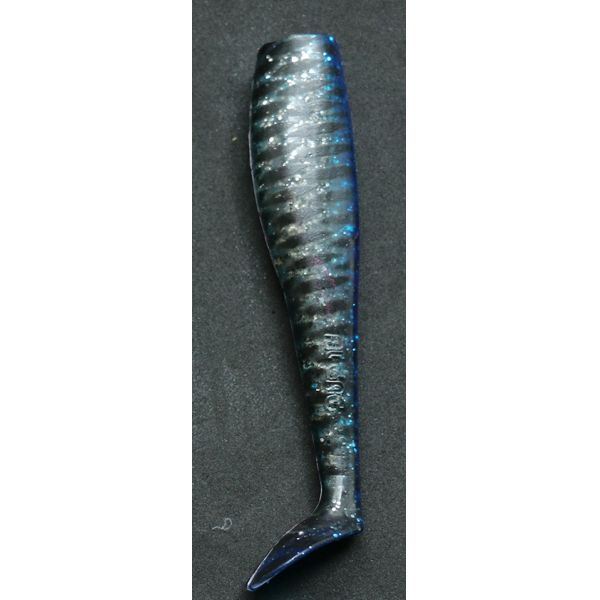 Al Gag's Whip-It Fish Lures Replacement Tails 4in Blue Mackerel