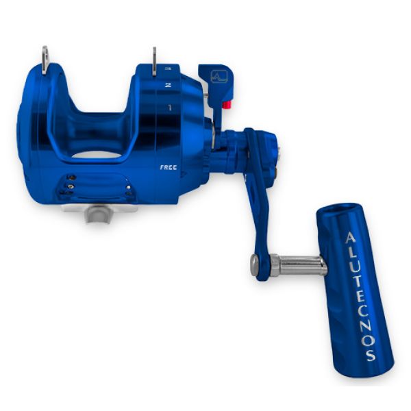 Alutecnos Albacore 20V 2-Speed Gorilla Reel - Blue