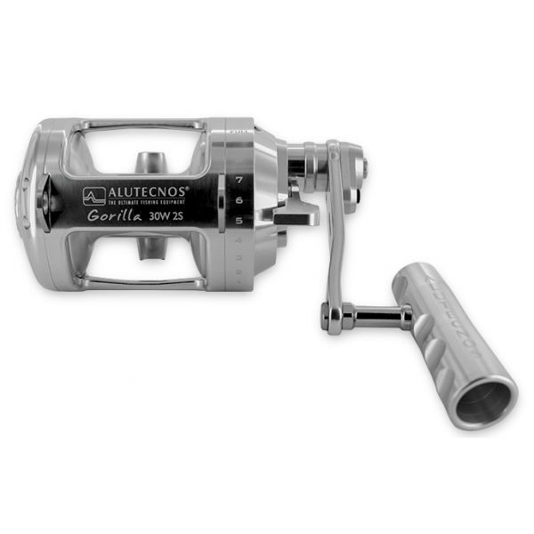 Alutecnos Albacore 30W 2-Speed Gorilla Reel - Silver