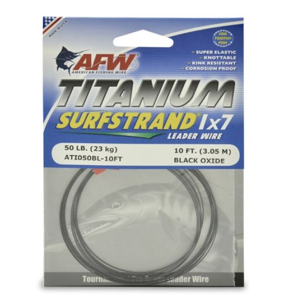 American Fishing Wire ATI050BL Titanium Surfstrand Leader Wire