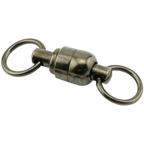 QUALITY AFW BALL BEARING SOLID BRASS SWIVELS BLACK NICKEL WELDED RINGS