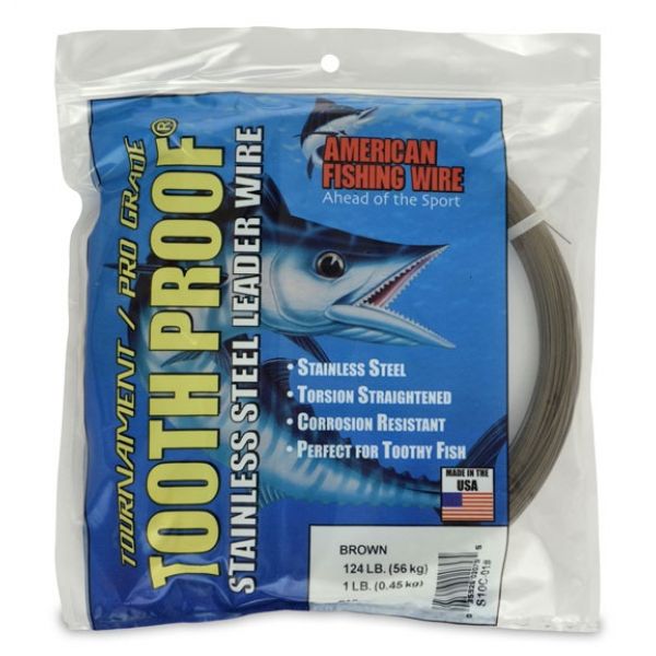 American Fishing Wire S10C-01 ToothProof Stainless Steel Leader Wire