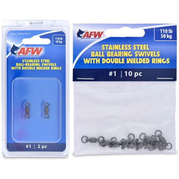 American Fishing Wire Stainless Steel Ball Bearing Swivels