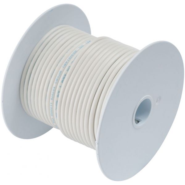 Ancor 10 AWG Tinned Copper Wire Primary Cable - White