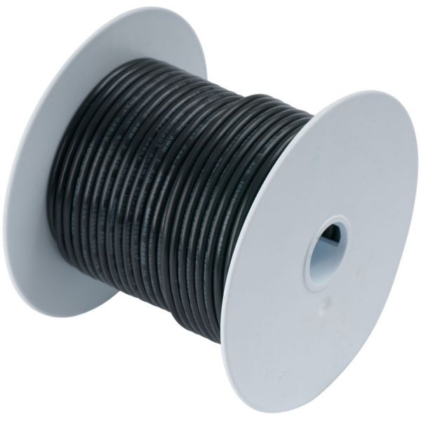 Ancor 18 AWG Tinned Copper Wire Primary Cable - Black - 100 ft.