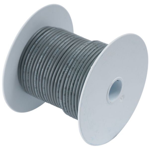 Ancor 14 AWG Tinned Copper Wire Primary Cable - Grey - 100 ft.