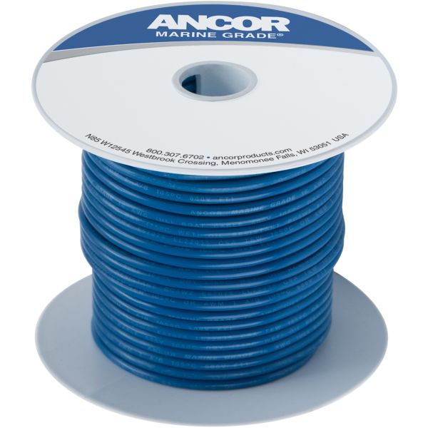 Ancor 12 AWG Tinned Copper Wire Primary Cable - Dark Blue - 250 ft.