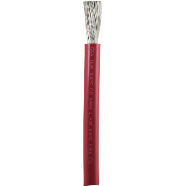 Ancor 8 AWG Tinned Copper Wire Primary Cable - Red - 25 ft.