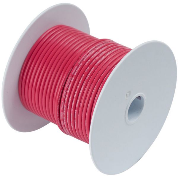 Ancor 4 AWG Tinned Copper Wire Battery Cable - Red - 50 ft.