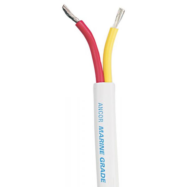 Ancor Safety Duplex Cable - Flat - Red/Yellow - 6/2 AWG - 50'