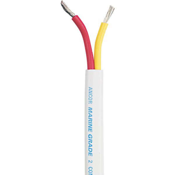 Ancor Safety Duplex Cable - Flat - Red/Yellow - 10/2 AWG - 100'