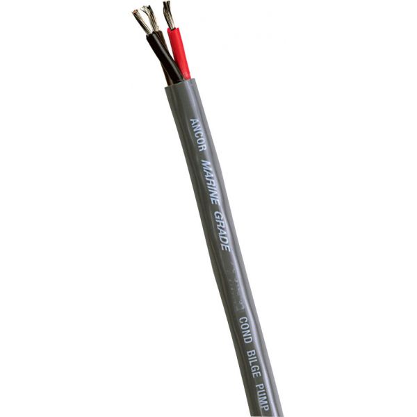 Ancor Bilge Pump Cable - 14/3 STOW-A Jacket - 3x2mm Squared - 100'