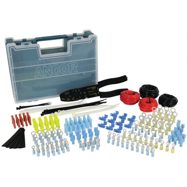 Ancor Electrical Repair Kit w/ Strip & Crimp Tool - 225 Piece