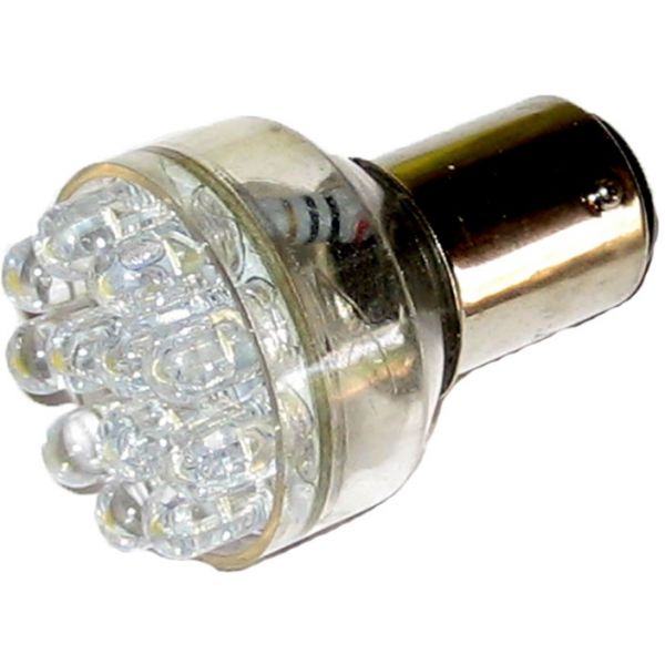 Ancor LED Double Contact Bayonet Bulb - White - 12V