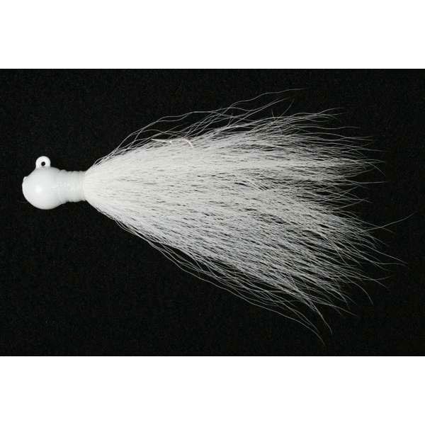 Andrus Lures BA14 Ball Jig Bucktail White/Yellow