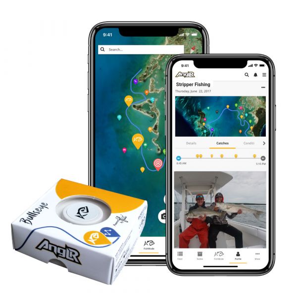 Anglr Bullseye Fishing Tracker w/ GPS App
