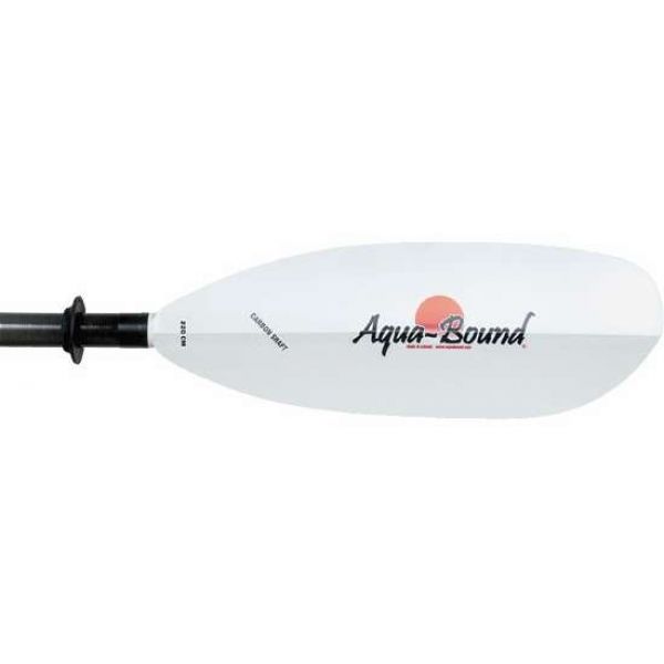 Aqua-Bound Sting Ray Kayak Paddle White Blade Carbon Shaft 220cm