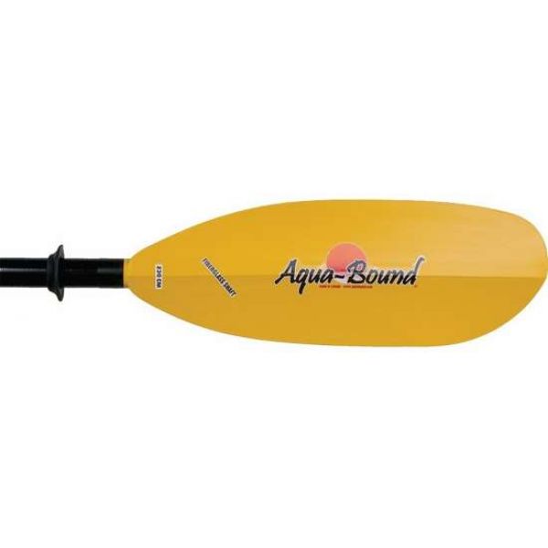 Aqua-Bound Sting Ray Kayak Paddle Yellow Blade Blk Shaft 230 cm