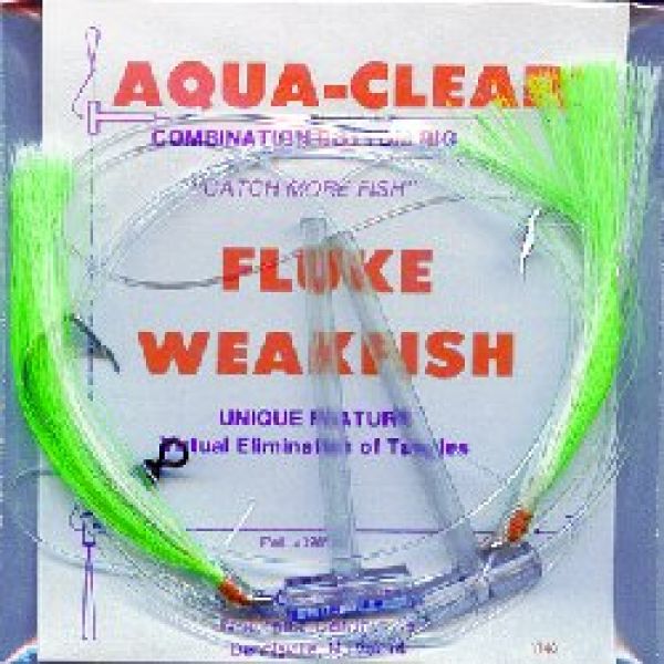 Aqua-Clear FW-1FGW Flounder/Weakfish High/Low Rig