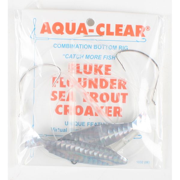 Aqua Clear Fluke/Flounder/Trout/Croaker High Low Rig