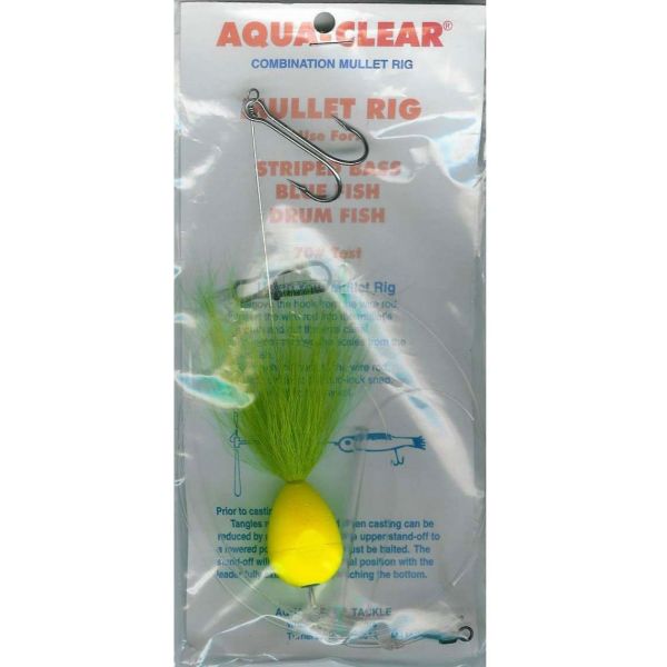 Aqua Clear MU-1 Mullet Rig 1EC Chartreuse