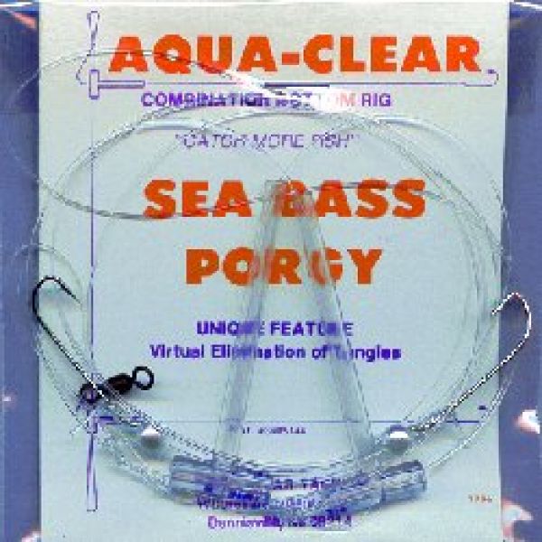 Aqua-Clear SP-26P Sea Bass/Porgy High/Low Rig