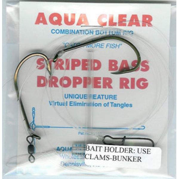 Aqua-Clear ST-6 Striped Bass Dropper/Tandem Rig