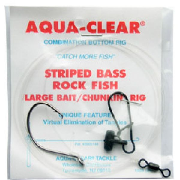 Aqua-Clear ST-7CFF Striped Bass Large Bait/Chunking Rig