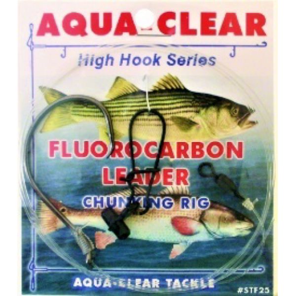 Aqua-Clear STF-7BHFF Striped Bass Fluorocarbon Rig