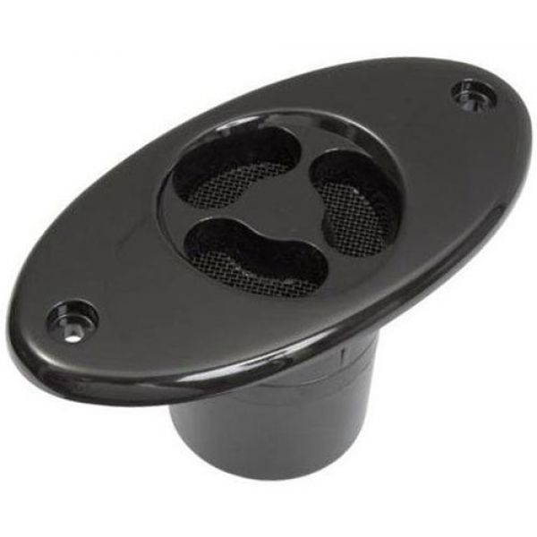 AquaSignal 844007 Black Oval Dual Tone Horn