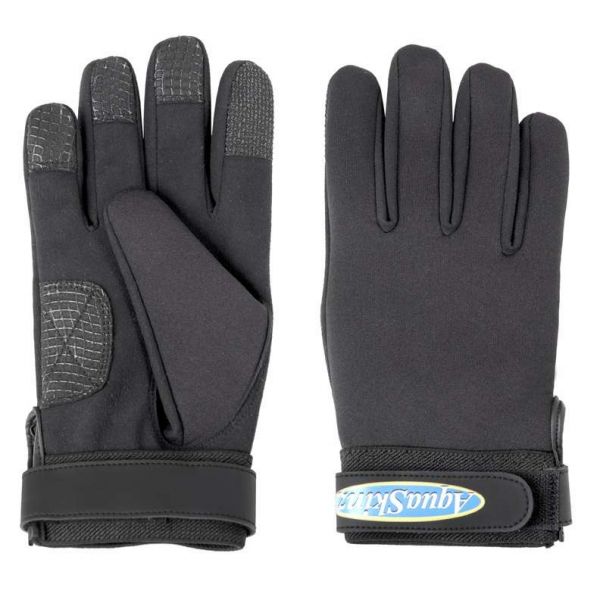 AquaSkinz Black Thunder Sports Gloves - Size Large