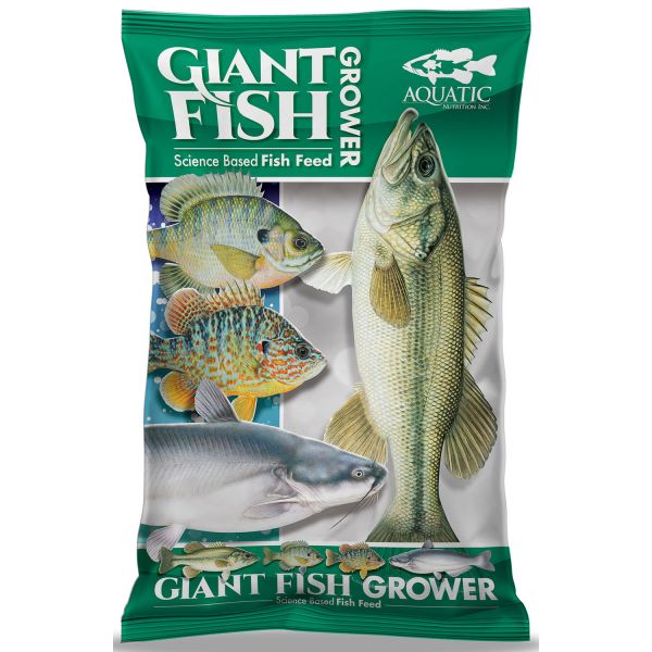 Aquatic Nutrition Giant Fish Grower Fish Feed - 20 lb.