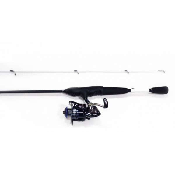 Ardent Arrow Overgrip Spinning Combo 6'6'' - 2000 Size Reel - Wht/Blk