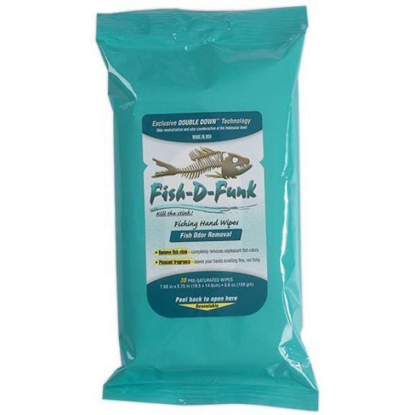 Ardent D-Funk Fish Odor Removal Wipes - Pouch