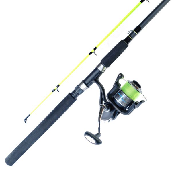 Sea Fishing Combo Rod And Reel Saltwater 7 Ft Medium Heavy Spinning Pre-Spooled 