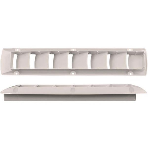 Attwood 1495-1 Plastic Louvered Vent - Off White