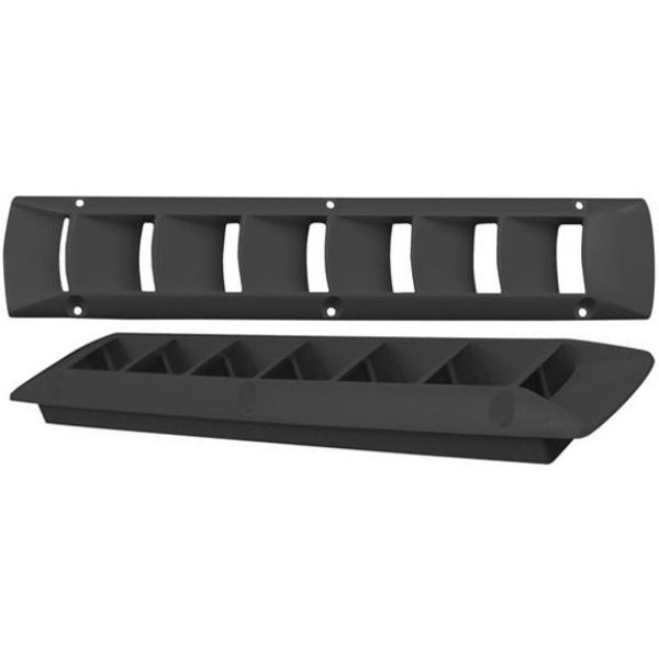 Attwood 1495A1 Plastic Louvered Vent - Black