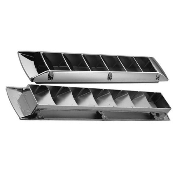 Attwood 1495B5 Plastic Louvered Vent - Chrome