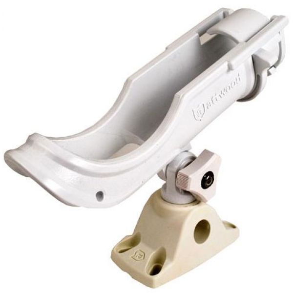 Attwood 5009W Heavy Duty Rod Holder w/ Combo Mount - White