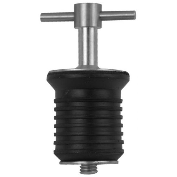 Attwood 7518A3 Stainless Steel T-Handle Drain Plug - 1 in.